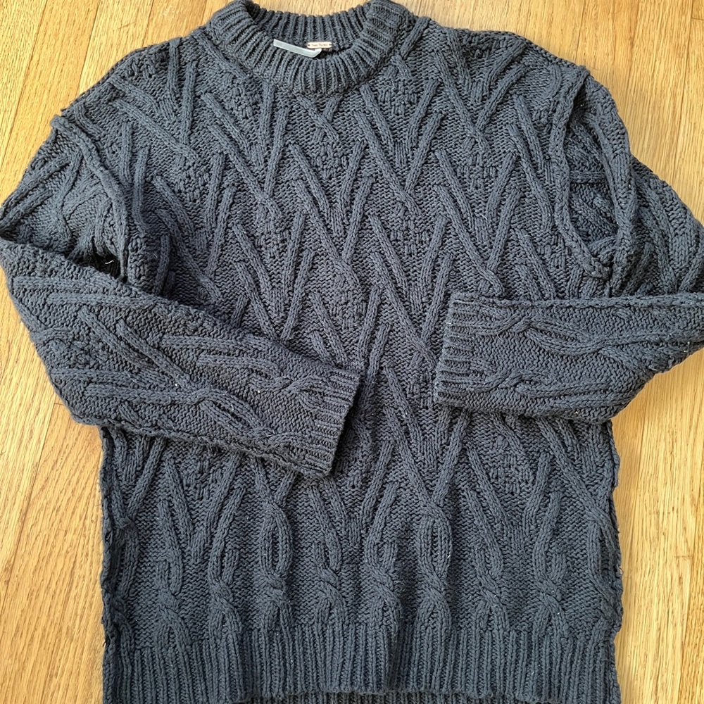 Free People cable knit sweater